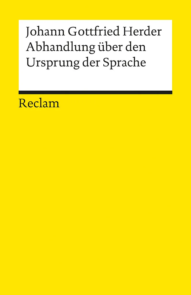 Abhandlung über den Ursprung der Sprache