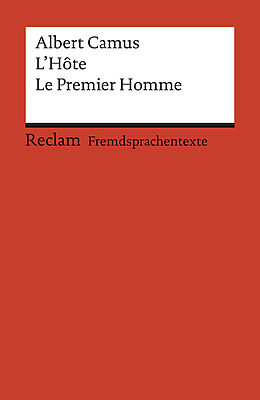 Kartonierter Einband L'Hôte. Le Premier Homme von Albert Camus
