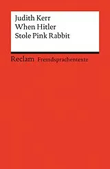 Kartonierter Einband (Kt) When Hitler Stole Pink Rabbit von Judith Kerr