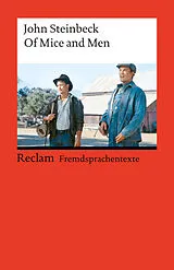 Kartonierter Einband Of Mice and Men von John Steinbeck
