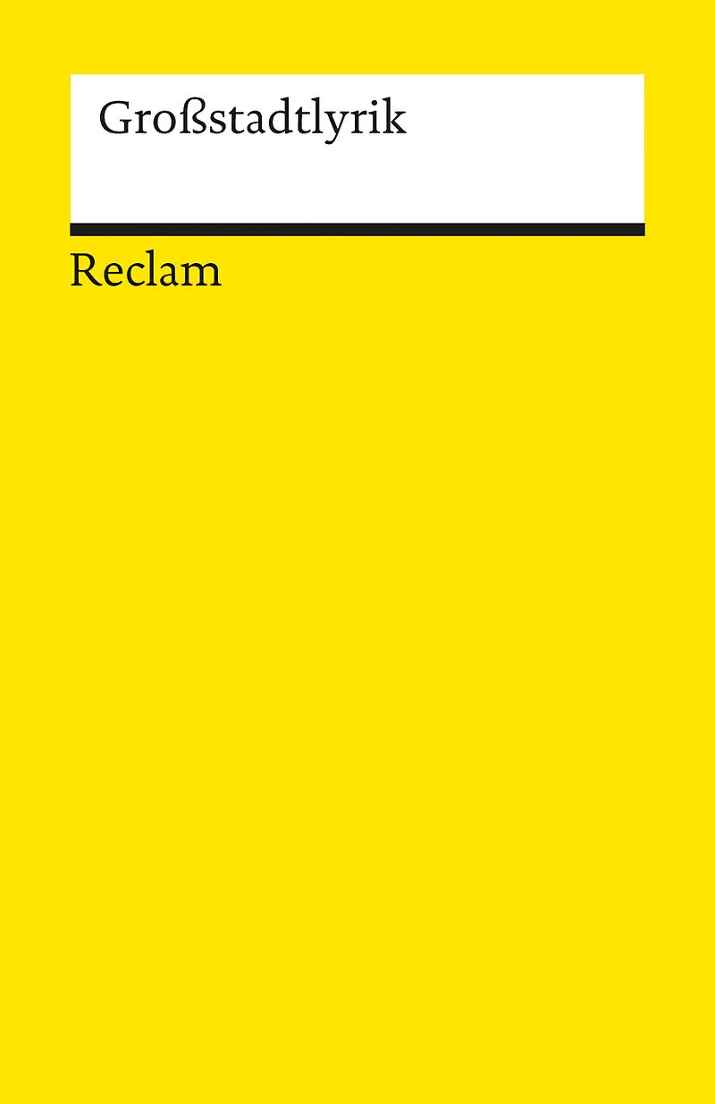 Grossstadtlyrik
