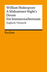 Kartonierter Einband A Midsummer Night's Dream / Ein Sommernachtstraum von William Shakespeare
