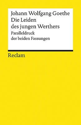 Kartonierter Einband Die Leiden des jungen Werthers von Johann Wolfgang Goethe