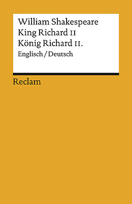 Kartonierter Einband King Richard II / König Richard II. von William Shakespeare