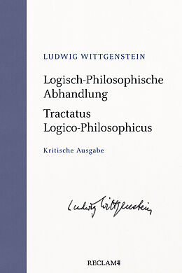 Fester Einband Logisch-Philosophische Abhandlung. Tractatus Logico-Philosophicus von Ludwig Wittgenstein