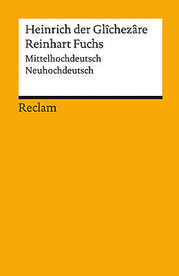 Kartonierter Einband Reinhart Fuchs von Heinrich der Glîchezâre