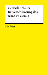 Kartonierter Einband Die Verschwörung des Fiesco zu Genua von Friedrich Schiller