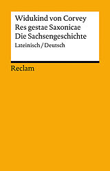 Kartonierter Einband Res gestae Saxonicae / Die Sachsengeschichte von Widukind von Corvey