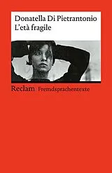 Kartonierter Einband (Kt) Letà fragile von Donatella Di Pietrantonio