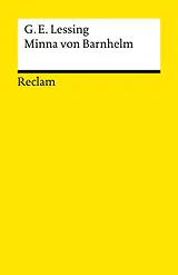 Kartonierter Einband Minna von Barnhelm, oder das Soldatenglück. Ein Lustspiel in fünf Aufzügen von Gotthold Ephraim Lessing