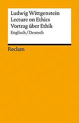 Kartonierter Einband Lecture on Ethics / Vortrag über Ethik von Ludwig Wittgenstein