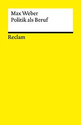 Kartonierter Einband Politik als Beruf von Max Weber