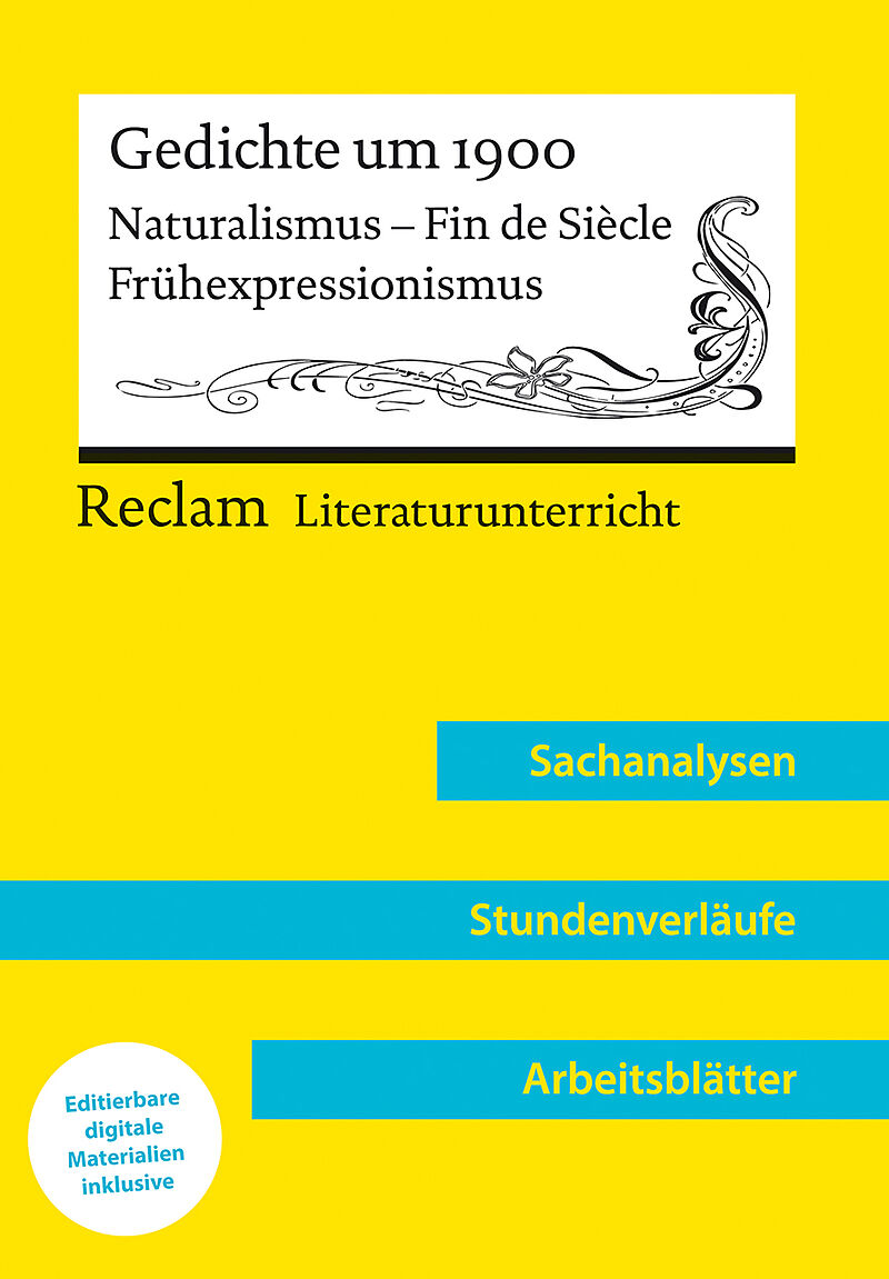 Gedichte um 1900. Naturalismus  Fin de Siècle  Frühexpressionismus (Lehrerband) | Mit Downloadpaket (Unterrichtsmaterialien)