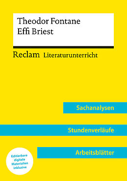 Kartonierter Einband Theodor Fontane: Effi Briest (Lehrerband) | Mit Downloadpaket (Unterrichtsmaterialien) von Joachim Hagner