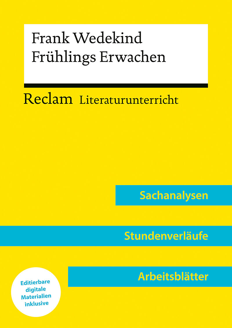 Frank Wedekind: Frühlings Erwachen (Lehrerband)