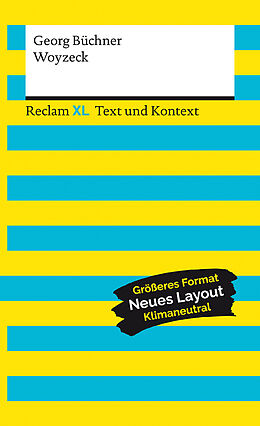 Kartonierter Einband Woyzeck. Textausgabe mit Kommentar und Materialien von Georg Büchner
