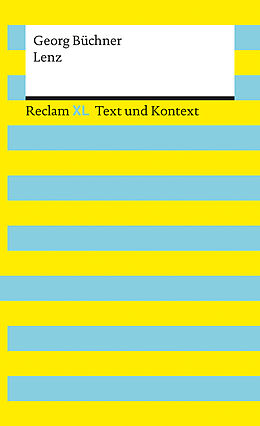 Kartonierter Einband Lenz. Textausgabe mit Kommentar und Materialien von Georg Büchner