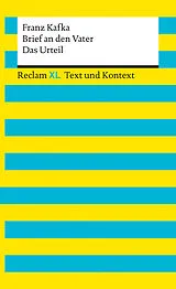 Kartonierter Einband Brief an den Vater / Das Urteil. Textausgabe mit Kommentar und Materialien von Franz Kafka