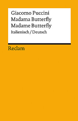 Giacomo Puccini Notenblätter Madame Butterfly