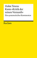 Kartonierter Einband Kants »Kritik der reinen Vernunft« von Holm Tetens