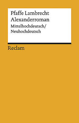 Kartonierter Einband Alexanderroman von Lamprecht (der Pfaffe)