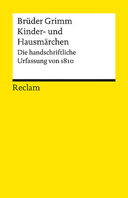 Kartonierter Einband Kinder- und Hausmärchen von Jacob Grimm, Wilhelm Grimm