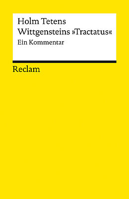 Kartonierter Einband Wittgensteins »Tractatus« von Holm Tetens