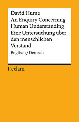Kartonierter Einband An Enquiry Concerning Human Understanding / Eine Untersuchung über den menschlichen Verstand von David Hume
