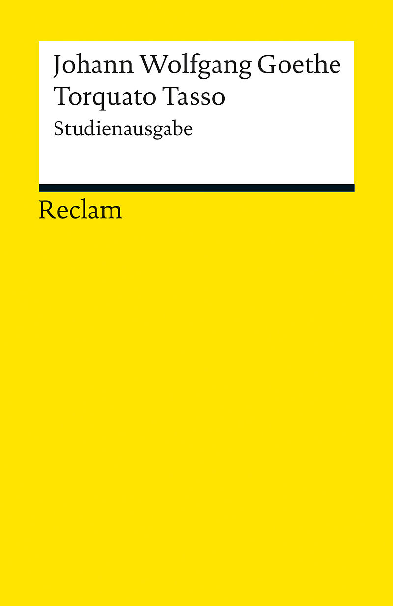 Torquato Tasso. Studienausgabe