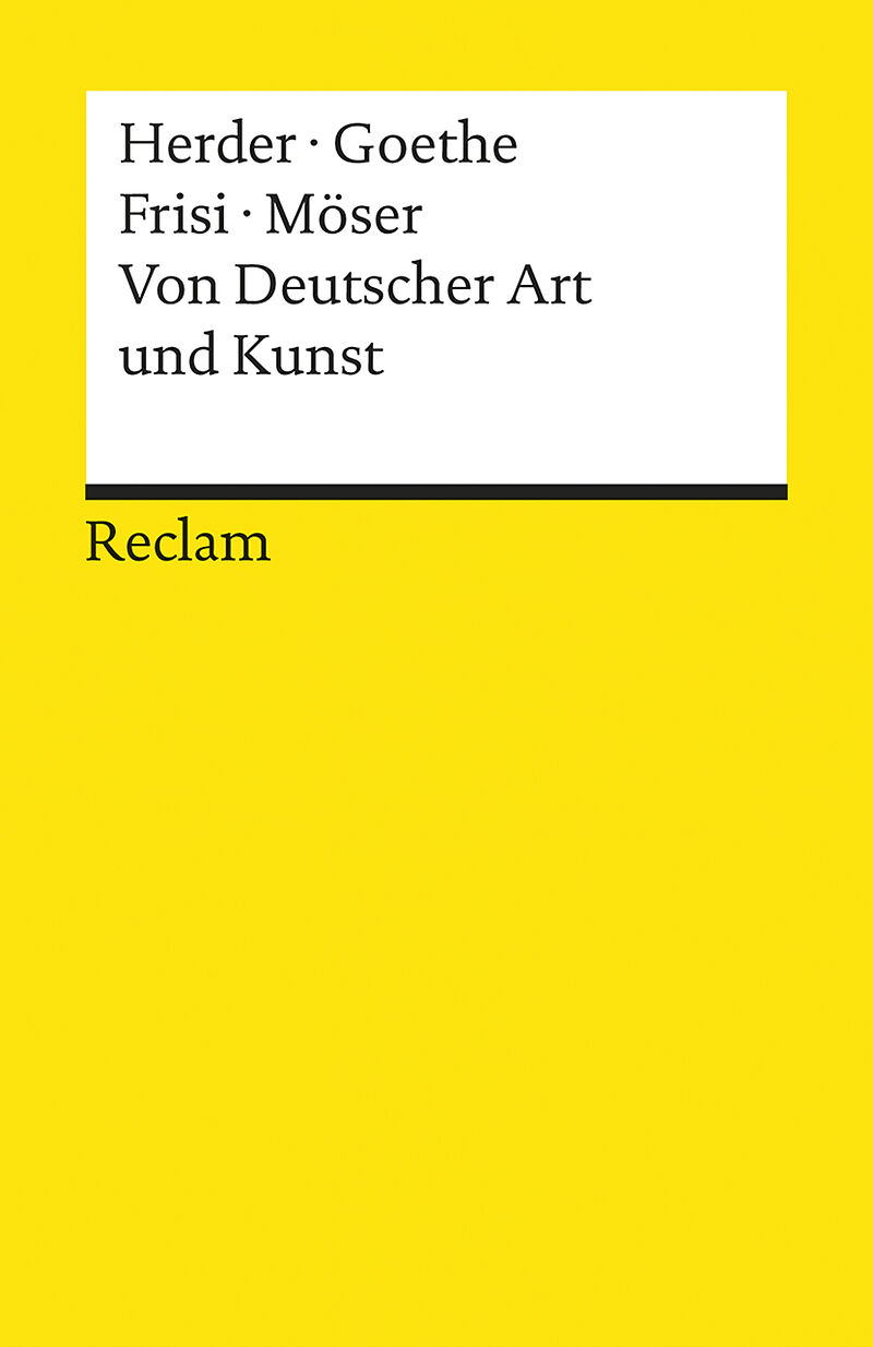 Von Deutscher Art und Kunst. Einige fliegende Blätter