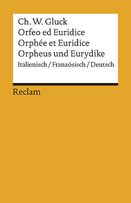 Kartonierter Einband Orfeo/Orphée/Orpheus von Christoph Willibald Gluck