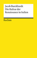 Kartonierter Einband Die Kultur der Renaissance in Italien von Jacob Burckhardt