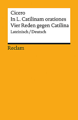 Kartonierter Einband In L. Catilinam orationes / Vier Reden gegen Catilina von Cicero