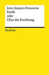 Kartonierter Einband Emile oder Über die Erziehung von Jean-Jacques Rousseau