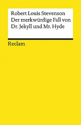 Kartonierter Einband Der merkwürdige Fall von Dr. Jekyll und Mr. Hyde von Robert Louis Stevenson