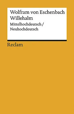 Kartonierter Einband Willehalm von Wolfram von Eschenbach