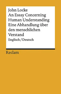 Kartonierter Einband An Essay Concerning Human Understanding / Ein Versuch über den menschlichen Verstand von John Locke