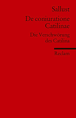 Kartonierter Einband De coniuratione Catilinae von Sallust