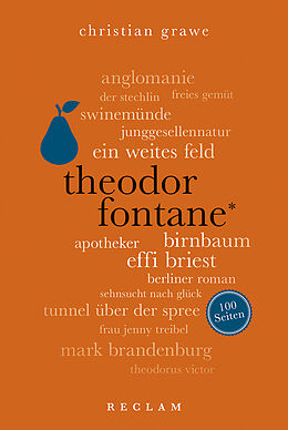 Kartonierter Einband Theodor Fontane. 100 Seiten von Christian Grawe