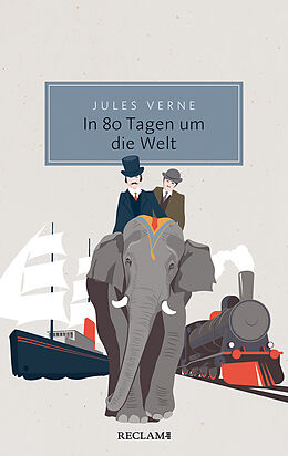 Kartonierter Einband In 80 Tagen um die Welt von Jules Verne