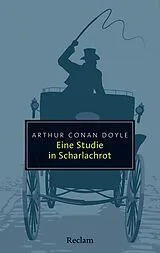 Kartonierter Einband Eine Studie in Scharlachrot von Arthur Conan Doyle