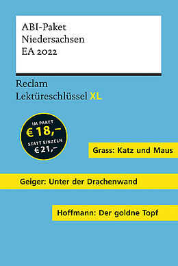 Kartonierter Einband Lektüreschlüssel XL. ABI-Paket Niedersachsen EA 2022 von Wolfgang Spreckelsen, Sascha Feuchert, Martin Neubauer