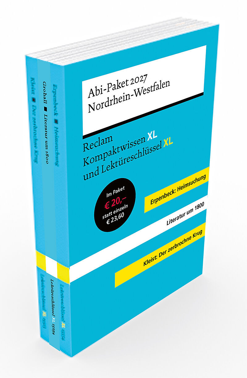 ABI-Paket 2027 Nordrhein-Westfalen  Reclam Kompaktwissen XL und Lektüreschlüssel XL