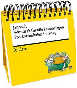 Kalender Janosch: »Wondrak für alle Lebenslagen« (Postkartenkalender 2025) | Mit Zitaten und Illustrationen von Janosch von Janosch