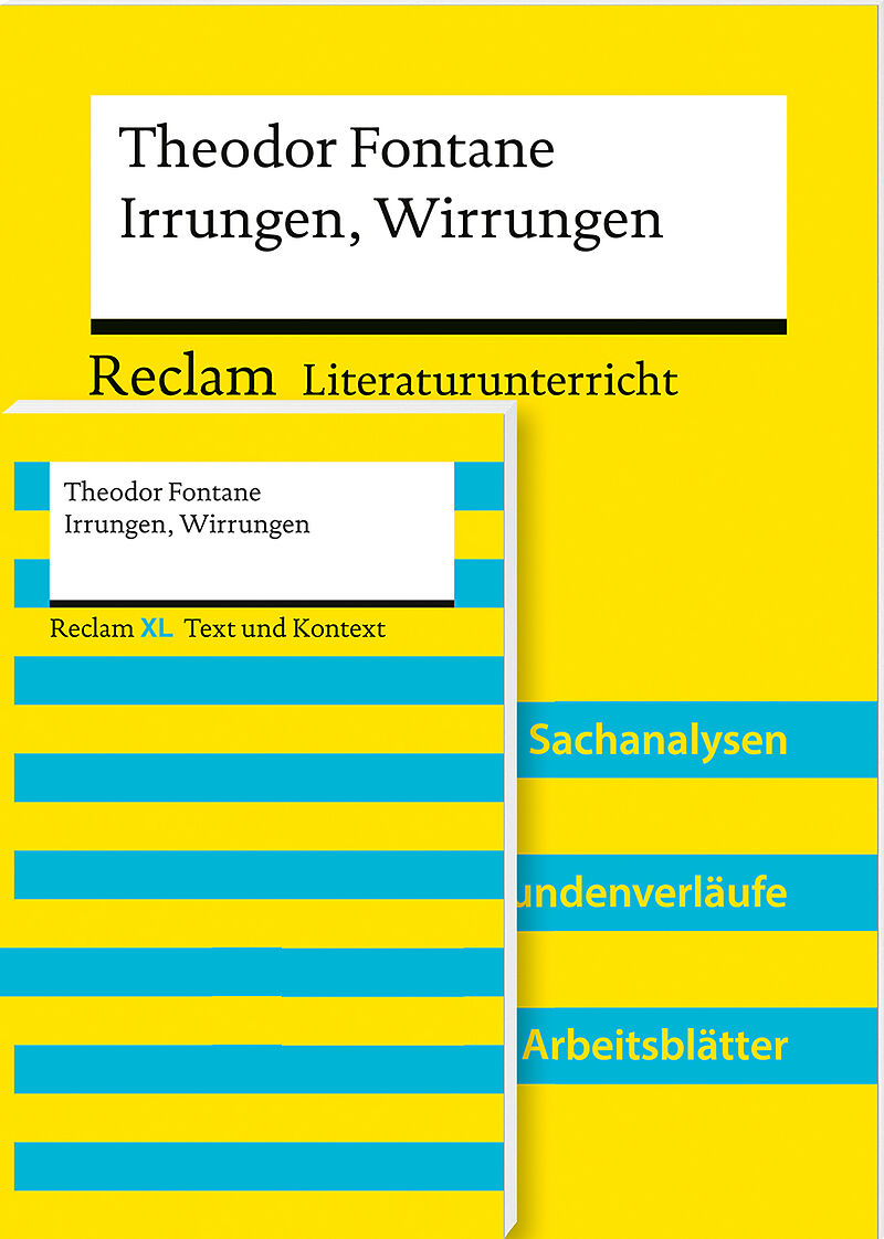 Lehrerpaket »Theodor Fontane: Irrungen, Wirrungen«: Textausgabe und Lehrerband