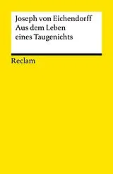 E-Book (epub) Aus dem Leben eines Taugenichts von Joseph von Eichendorff
