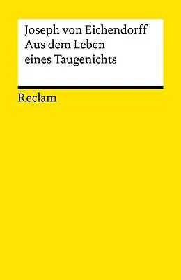 E-Book (epub) Aus dem Leben eines Taugenichts von Joseph von Eichendorff