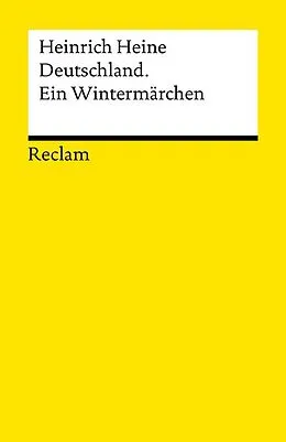 E-Book (epub) Deutschland. Ein Wintermärchen von Heinrich Heine