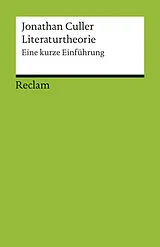 E-Book (epub) Literaturtheorie von Jonathan Culler