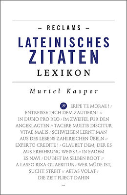 E-Book (epub) Reclams Lateinisches Zitaten-Lexikon von 